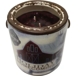 A Cheerful Giver - Holiday Homecoming Scented Jar Candle (20 oz) Decorative Cera< Clearance