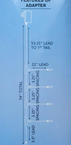 A/C 5-Tail Adapter for Amusements< Discount