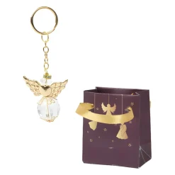 Acrylic Angel Keychain in Purple Bag< Sale