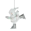 Acrylic Snowman Ice Skating Ornament<Kurt Adler Outlet
