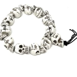 Adjustable Skull Bracelet< Fashion