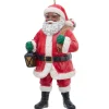 African American Santa with A Sack Over His Shoulder Ornament<Kurt Adler Sale