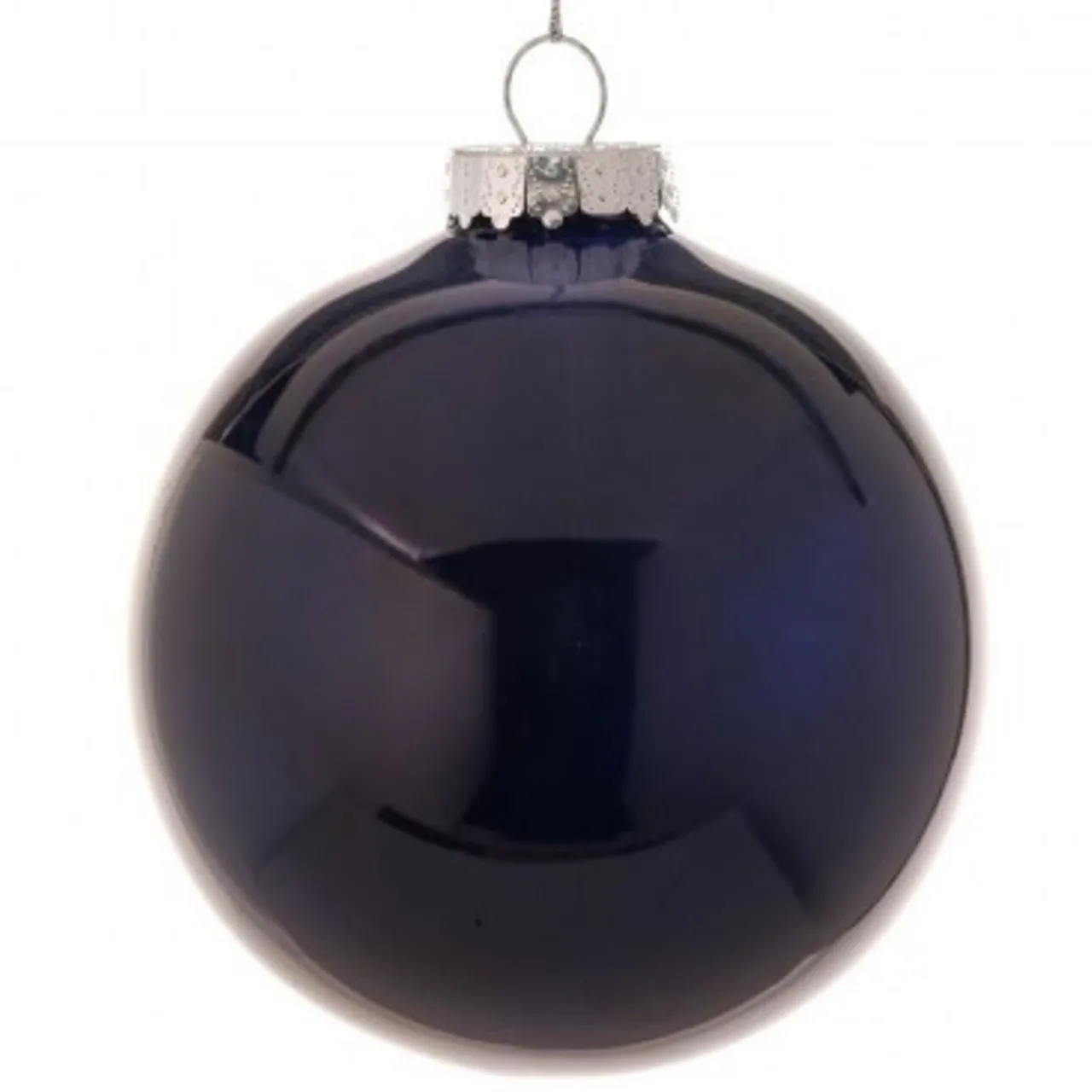 6" "Glass Look" Plastic Ball Ornament< Fashion