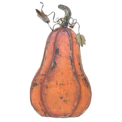 30" Antique Orange Painted Pumpkin Figurine< Online