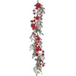 48" Apple Berry Cedar Garland< Sale