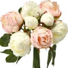 13" Artificial Blush Peony flower with Buds in a Bundle< Discount