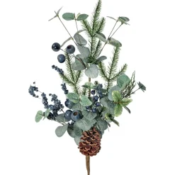29" Blueberry Eucalyptus Cedar/Pine Spray< New