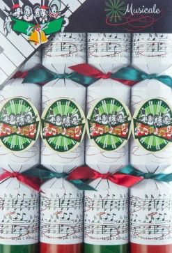 12" 8ct Musicale Christmas Crackers< Best