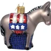 3" Democratic Donkey<Old World Glass Discount
