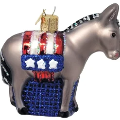 3" Democratic Donkey<Old World Glass Discount