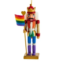 6" Gay Pride Nutcracker Ornament<Kurt Adler Fashion