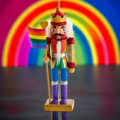 6" Gay Pride Nutcracker Ornament<Kurt Adler Fashion