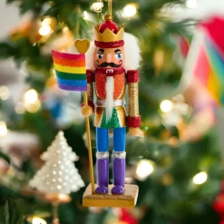 6" Gay Pride Nutcracker Ornament<Kurt Adler Fashion
