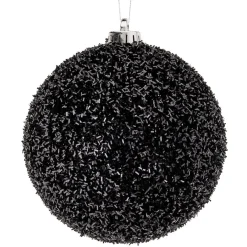 6" Glamour Glitter Ball Ornament< New