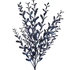 22" Glitter/Sequin Boxwood Spray< Sale