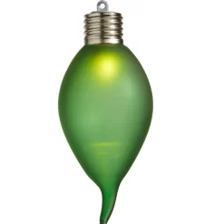 5" Green Lighted Kismet Ornament< New