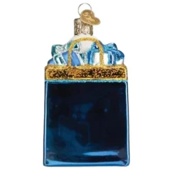 3.75" Happy Hanukkah Ornament<Old World Glass Clearance