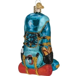 4" Hiking Backpack Ornament<Old World Glass Fashion
