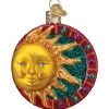 3.5" Jeweled Sun Ornament<Old World Glass Fashion