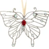 5" Metal And Jewel Butterfly Ornament< New