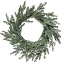 20" PE Fir Wreath< Fashion