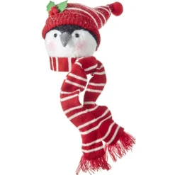 8" Penguin Head Ornament< Outlet