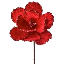 24" Red Velvet Magnolia Stem< New