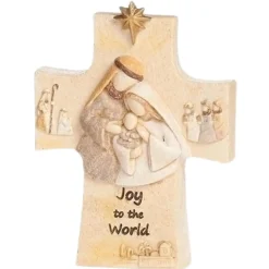 4.75" Roman - Nativity Cross Stone< New
