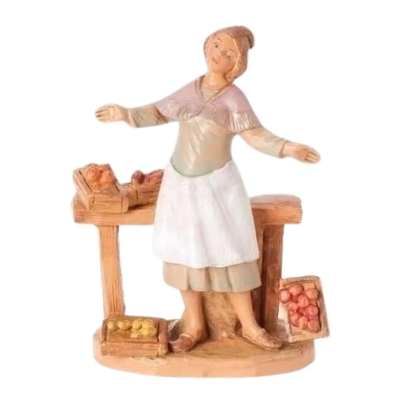 5" Roman - Zofia Fruit Merchant Figurine<Fontanini Clearance