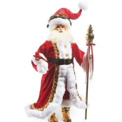 22.5" Santa with Staff Figurine< Discount