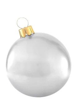 18" Silver Holiball< Fashion