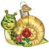 2.25" Smiley Snail Glass Ornament<Old World Glass Clearance