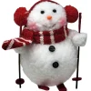 6.5" Snowman Skiing Ornament< Clearance