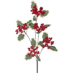 27" Varigated Holly Spray< Sale