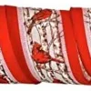 4" X 10 Yards Cardinals Birch Velvet Wired Ribbon< Online