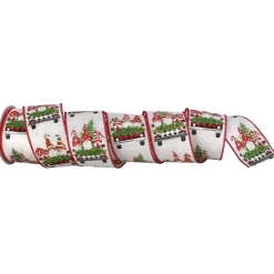 2.5" x 10Y Santa Gnomes Ribbon< Clearance