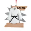 "Karate" Ornament For Personalization<Kurt Adler Discount