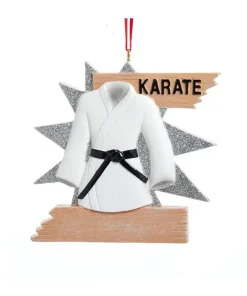 "Karate" Ornament For Personalization<Kurt Adler Discount