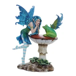 Amy Brown Frog Gossip Figurine< Fashion
