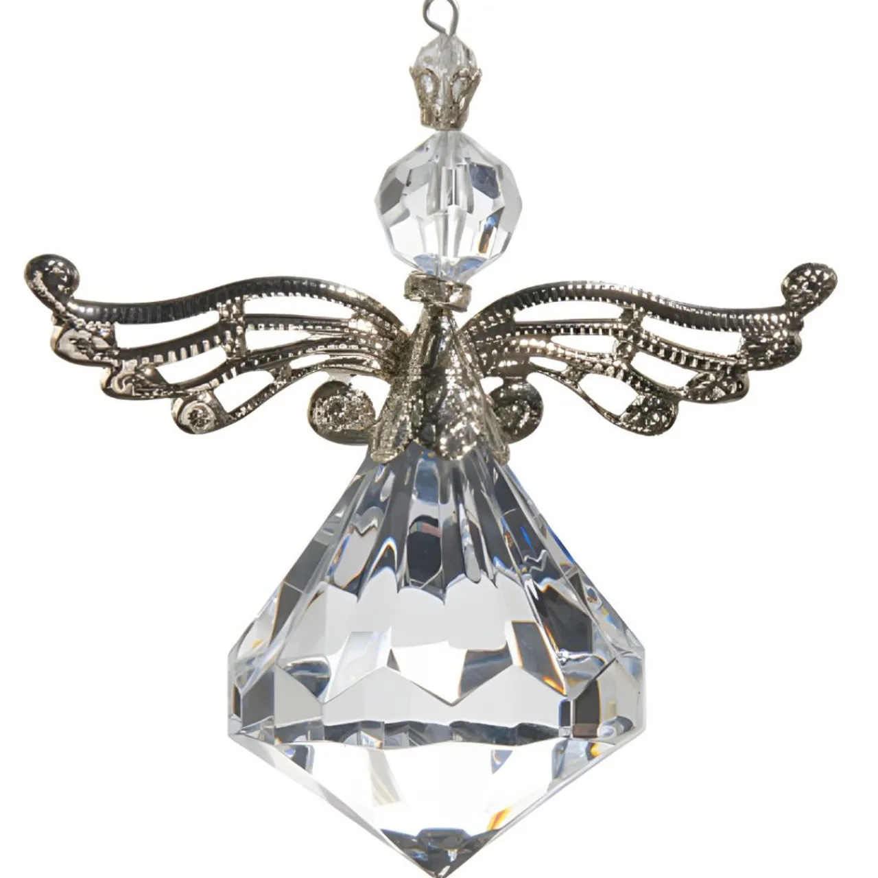 Angel Crystal Drop Ornament< Sale