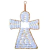 Angel Ornament with White Paper Beads< Clearance