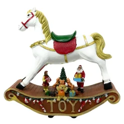 Animated Rocking Horse And Toys Figurine<Lumineo New