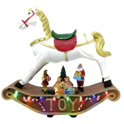 Animated Rocking Horse And Toys Figurine<Lumineo New