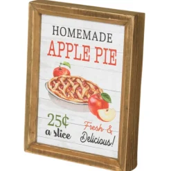 Apple Cider Harvest Block Sign< New