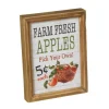 Apple Pie Harvest Block Sign< Fashion