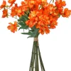 Artificial Orange Cosmos Flower Bundle 14"< New