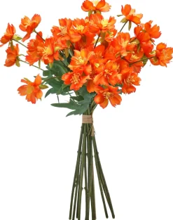 Artificial Orange Cosmos Flower Bundle 14"< New