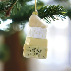 Artisan Cheese Stack Glass Ornament<Cody Foster & Co. Clearance