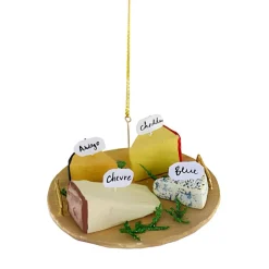 Assorted Cheese Tray Christmas Ornament<Cody Foster & Co. Clearance