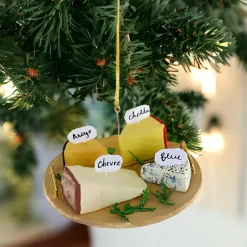 Assorted Cheese Tray Christmas Ornament<Cody Foster & Co. Clearance